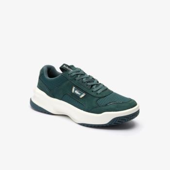 Lacoste Ace Lift Bicolour Lær Sneakers Mørke Grønn Hvite | dbem8NOX