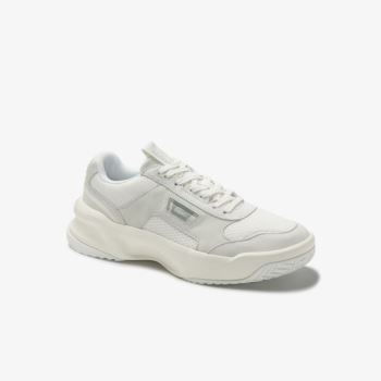 Lacoste Ace Lift Colourblock Lær Sneakers Hvite Hvite | K10cyUqQ