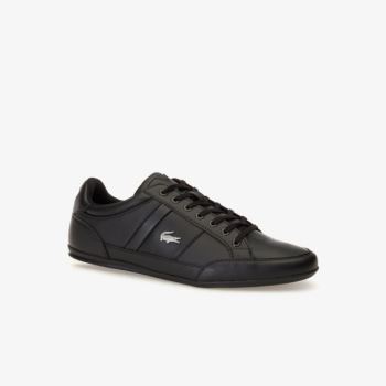 Lacoste Chaymon Nappa Lær Sneakers Svarte | r0ZUAPrr