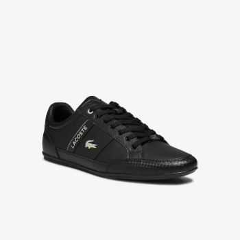 Lacoste Chaymon Syntetisk and Lær Sneakers Svarte | qzgKbSSx