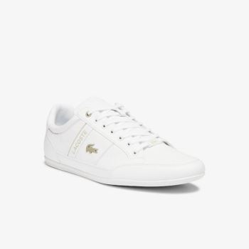 Lacoste Chaymon Syntetisk and Lær Sneakers Hvite Hvite | sXdZptBr