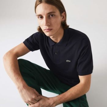 Lacoste Classic Fit L.12.12 Polo Shirt Marineblå Blå | dWDrr3FT