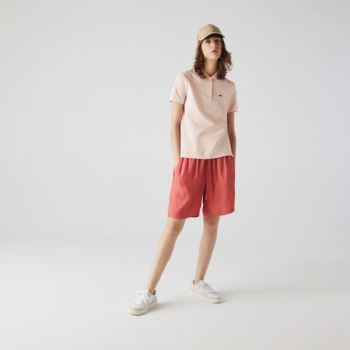 Lacoste Classic Fit Soft Bomull Petit Piqué Polo Lyse Rosa | UmIjU8to