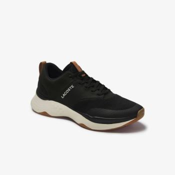 Lacoste Court-Drive Plus Colourblock Tekstil Sneakers Svarte Hvite | cqDkSSwY