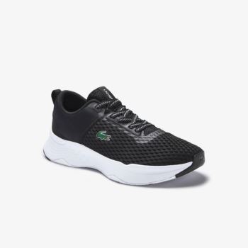 Lacoste Court-Drive Tekstil Sneakers Svarte Hvite | dM9bNixf