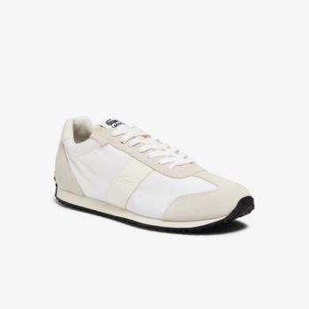 Lacoste Court Pace Tekstil Sneakers Beige | Z1NVk4no