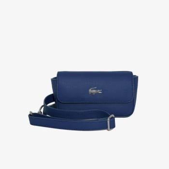 Lacoste Daily Classic Coated Canvas Fanny Pack Marineblå | O1RJAoja