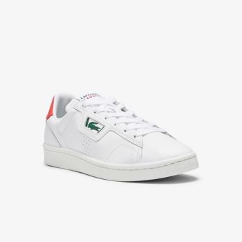 Lacoste Masters Classic Lær Sneakers Hvite Beige | 2kjoRP4I