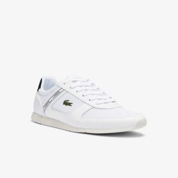 Lacoste Menerva Sports Tekstil and Lær Sneakers Hvite | ZpDDH8gL