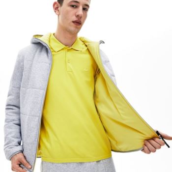 Lacoste Motion Reversible Jacket Grå Gul | L3RLA6ch