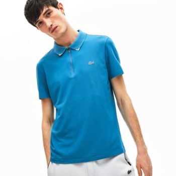 Lacoste Motion Ultra-Lette Bomull Polo Blå Gul | H9Tp6UJV