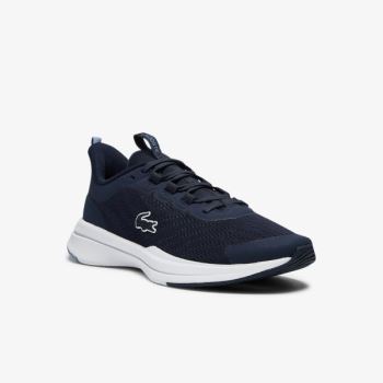 Lacoste Run Spin Tekstil Sneakers Marineblå | UB76g4hC