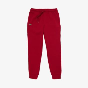 Lacoste SPORT Fleece Tennis Sweatpants Mørke Rød | GVIGzL18