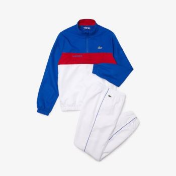 Lacoste SPORT Packable Tracksuit Blå Hvite Rød | enfqd9AP