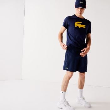 Lacoste SPORT Tennis Stretch Shorts Marineblå Blå | SAHdnZdy