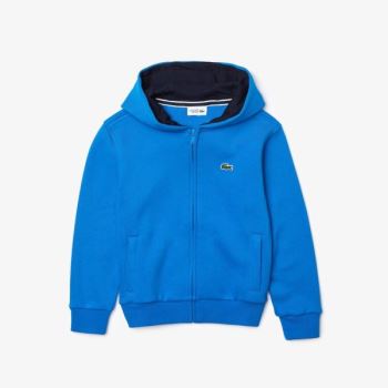 Lacoste SPORT Tennis Zippered Fleece Sweatshirt Blå Marineblå Blå | f3wewr7s