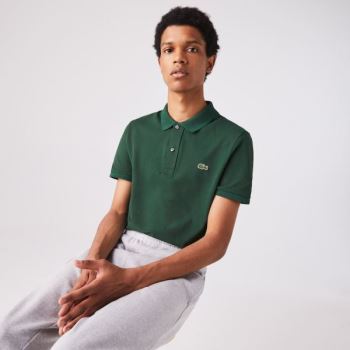 Lacoste Slim Fit Polo in Petit Piqué Grønn | OEBa9kwV