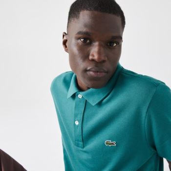 Lacoste Slim Fit Polo in Petit Piqué Grønn | z8pYU8mh