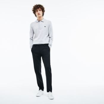 Lacoste Slim Fit Stretch Twill Chino Pants Marineblå Blå | MbxcBjts