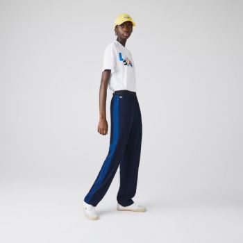 Lacoste Twill Flared Pants Marineblå Blå Blå | aqKjy8f9