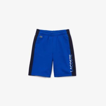 Lacoste Two-Tone Fleece Shorts Blå Marineblå Blå | tsS2Iek3