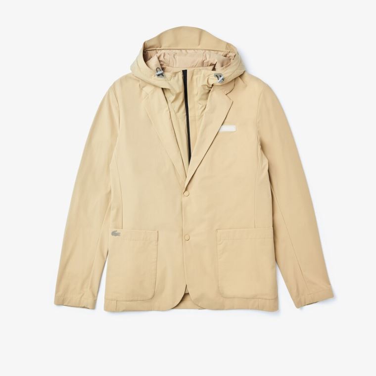 Lacoste 3-in-1 Ergonomic Jacket Beige | TTQJCi4F