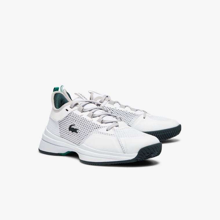 Lacoste AG-LT 21 Tekstil and Syntetisk Sneakers Hvite Grønn | ABpdhqOR