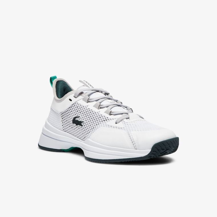 Lacoste AG-LT 21 Tekstil and Syntetisk Sneakers Hvite Grønn | ABpdhqOR