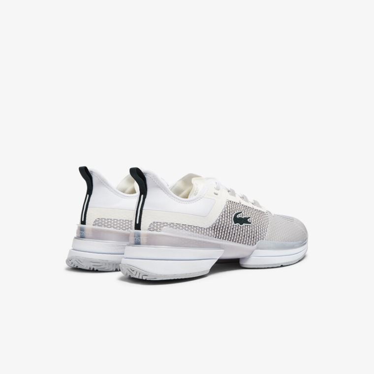 Lacoste AG-LT 21 Ultra Tekstil Sneakers Hvite Grå | C9KBaw5b