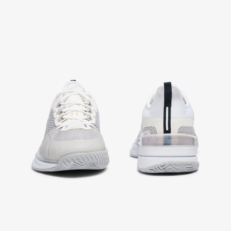 Lacoste AG-LT 21 Ultra Tekstil Sneakers Hvite Grå | C9KBaw5b