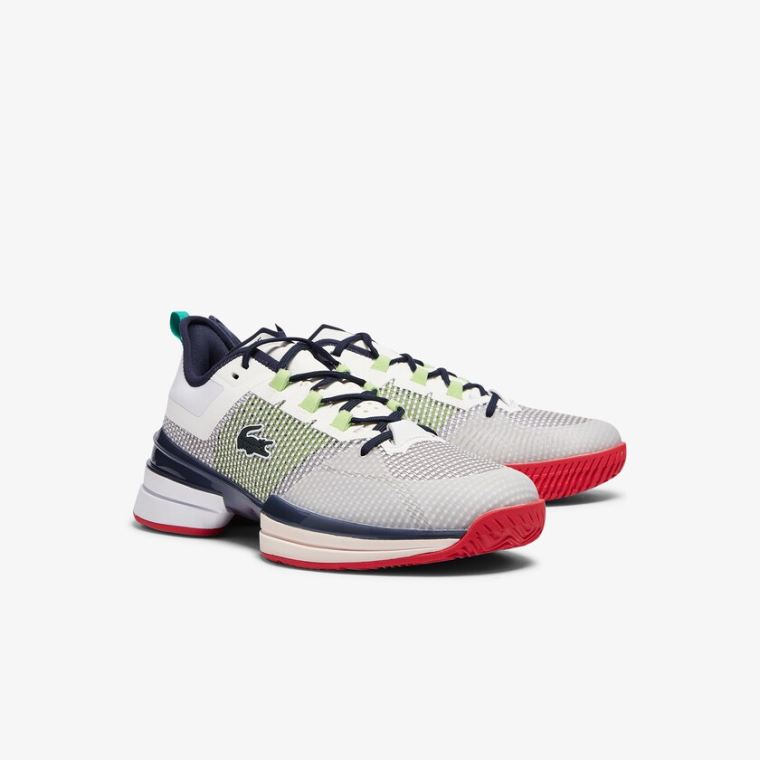 Lacoste AG-LT 21 Ultra Tekstil Sneakers Hvite Korall | Dh3zB7t0