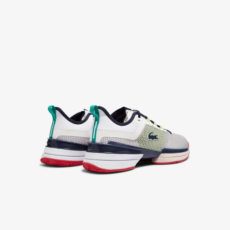 Lacoste AG-LT 21 Ultra Tekstil Sneakers Hvite Korall | Dh3zB7t0