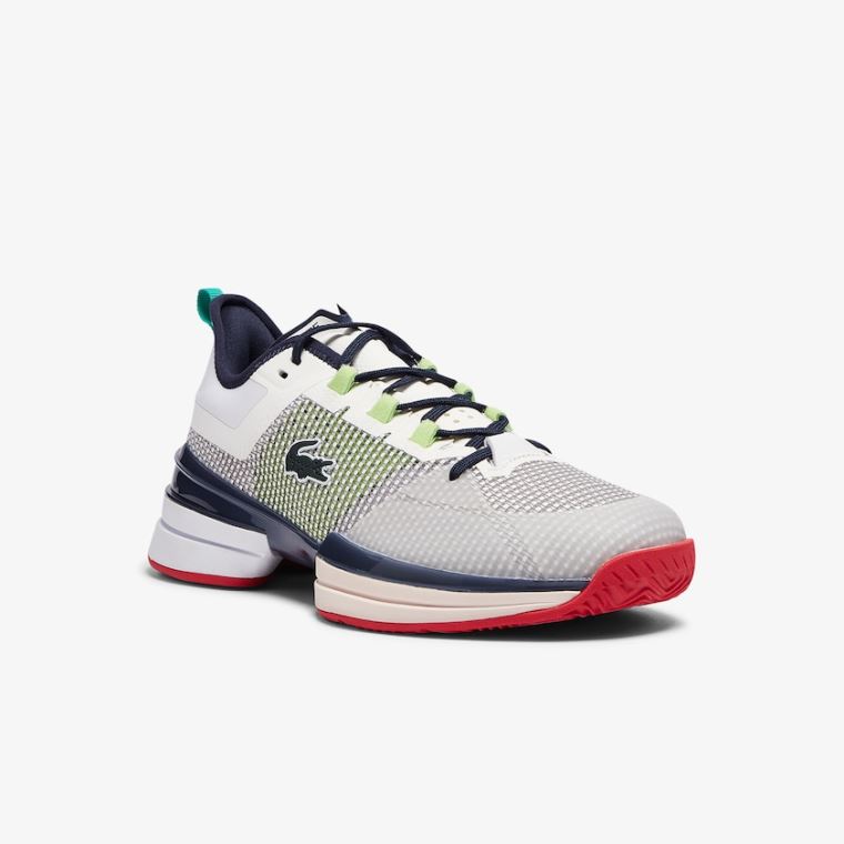 Lacoste AG-LT 21 Ultra Tekstil Sneakers Hvite Korall | Dh3zB7t0