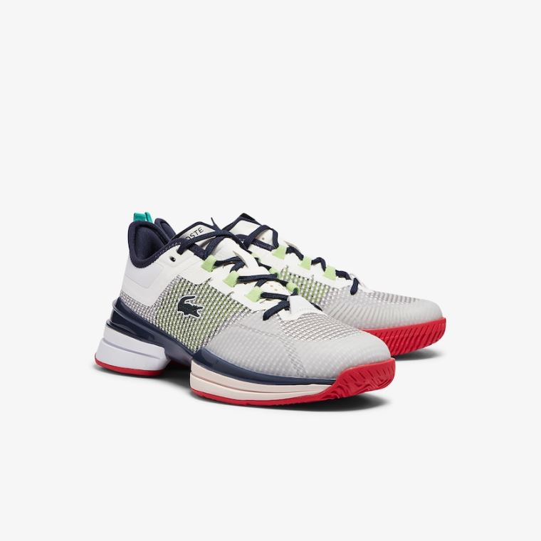 Lacoste AG-LT 21 Ultra Tekstil Sneakers Hvite Korall | DxJDaN2q