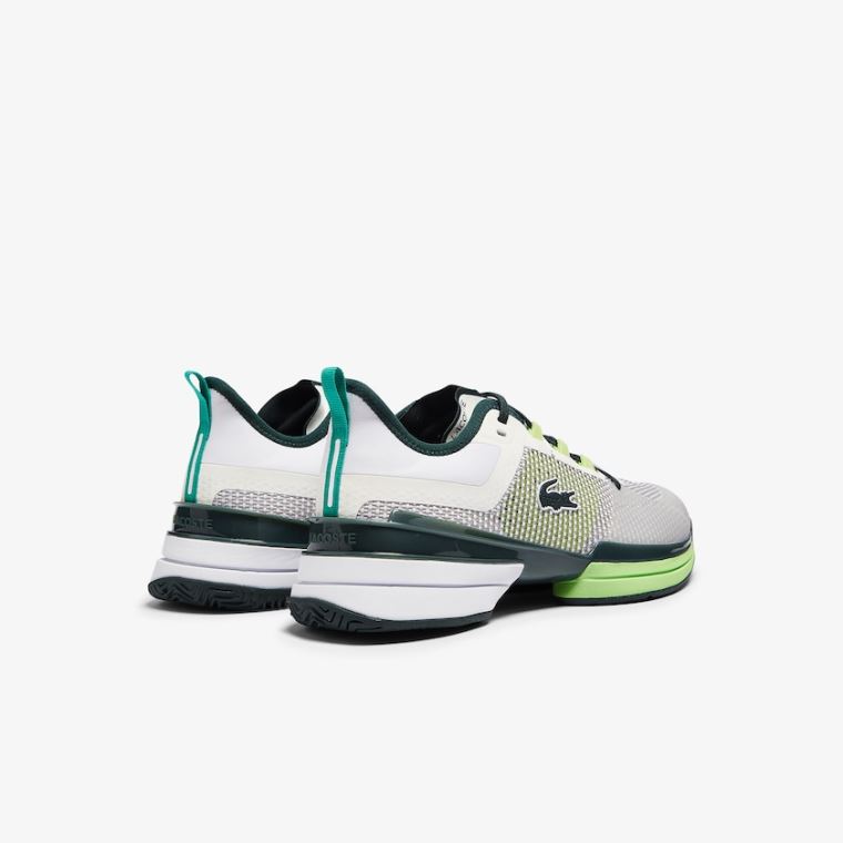 Lacoste AG-LT 21 Ultra Tekstil Sneakers Hvite Grønn | fWlOznh8