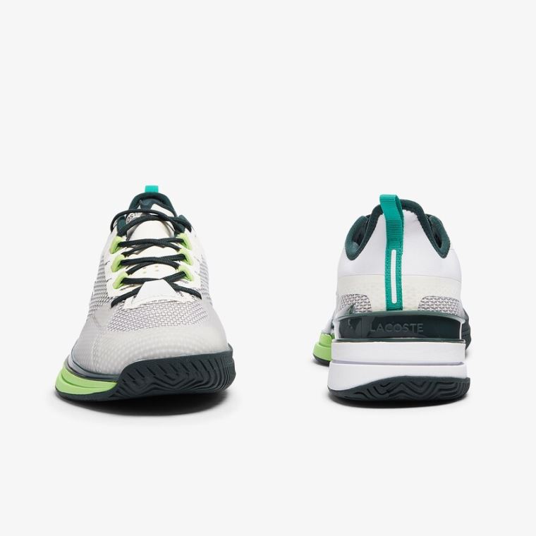 Lacoste AG-LT 21 Ultra Tekstil Sneakers Hvite Grønn | fWlOznh8