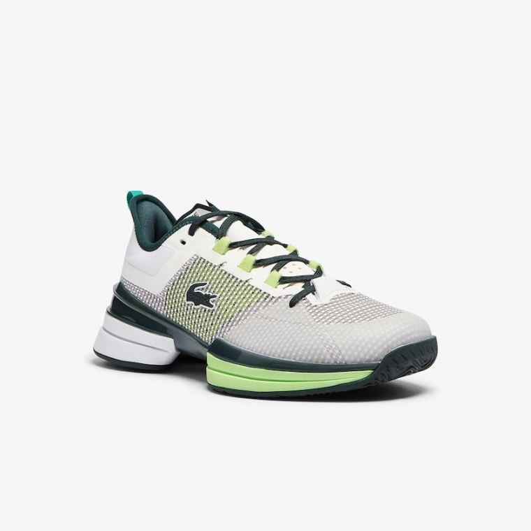 Lacoste AG-LT 21 Ultra Tekstil Sneakers Hvite Grønn | fWlOznh8