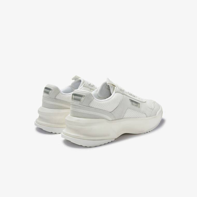 Lacoste Ace Lift Colourblock Lær Sneakers Beige | cVodXQi5