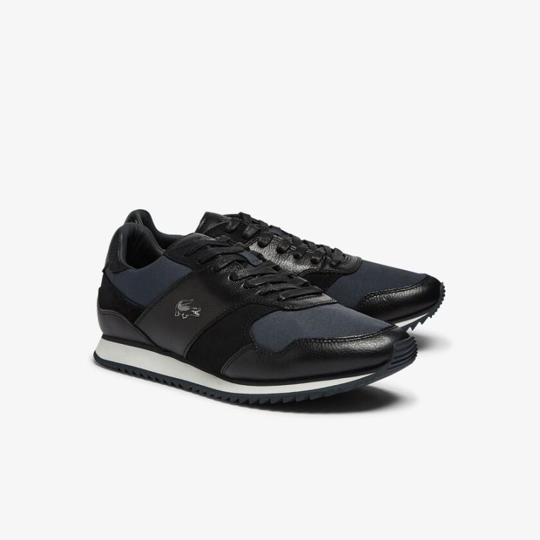 Lacoste Aesthet Luxe Lær Sneakers Svarte | CfpvtvsE