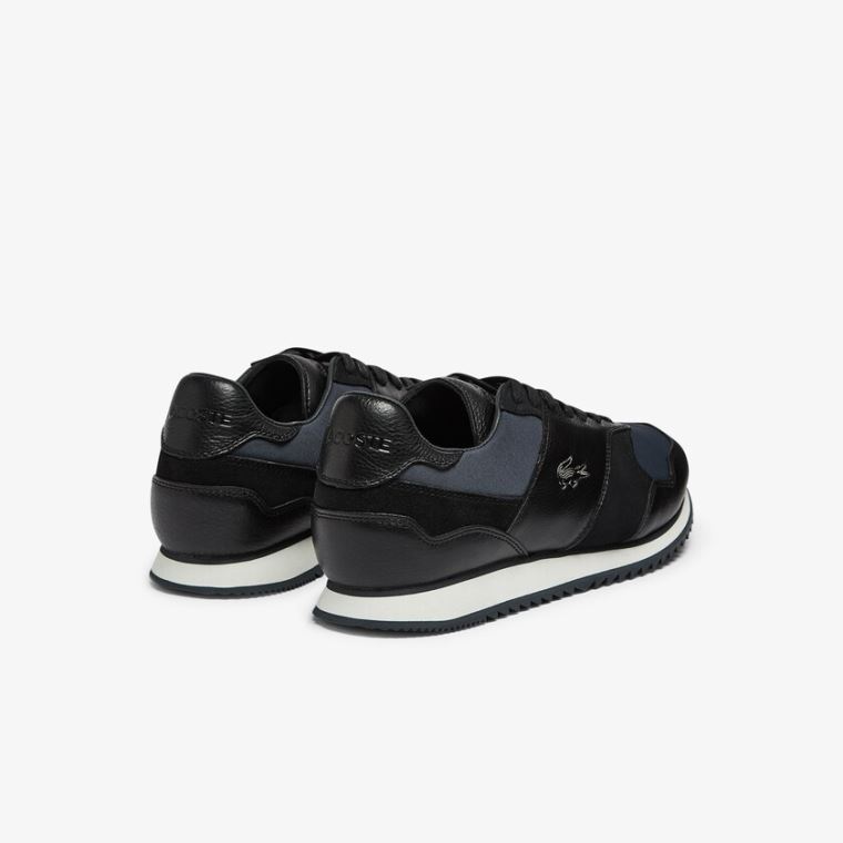 Lacoste Aesthet Luxe Lær Sneakers Svarte | CfpvtvsE