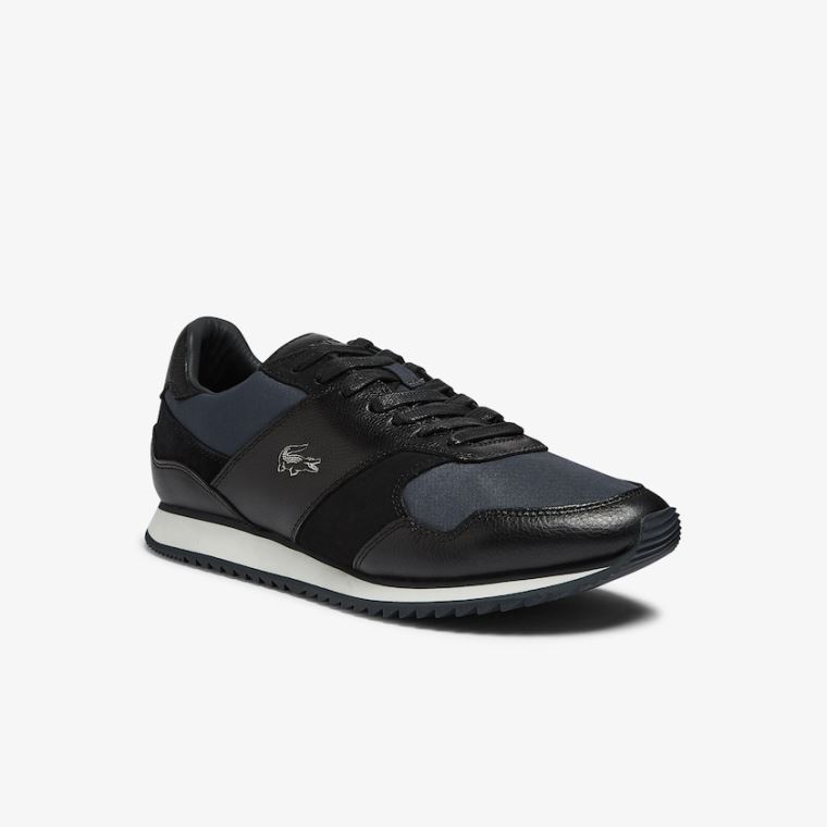 Lacoste Aesthet Luxe Lær Sneakers Svarte | CfpvtvsE