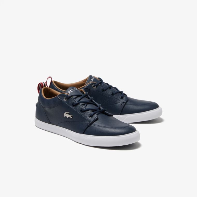 Lacoste Bayliss Sneaker Marineblå Hvite | zEnu1KRK