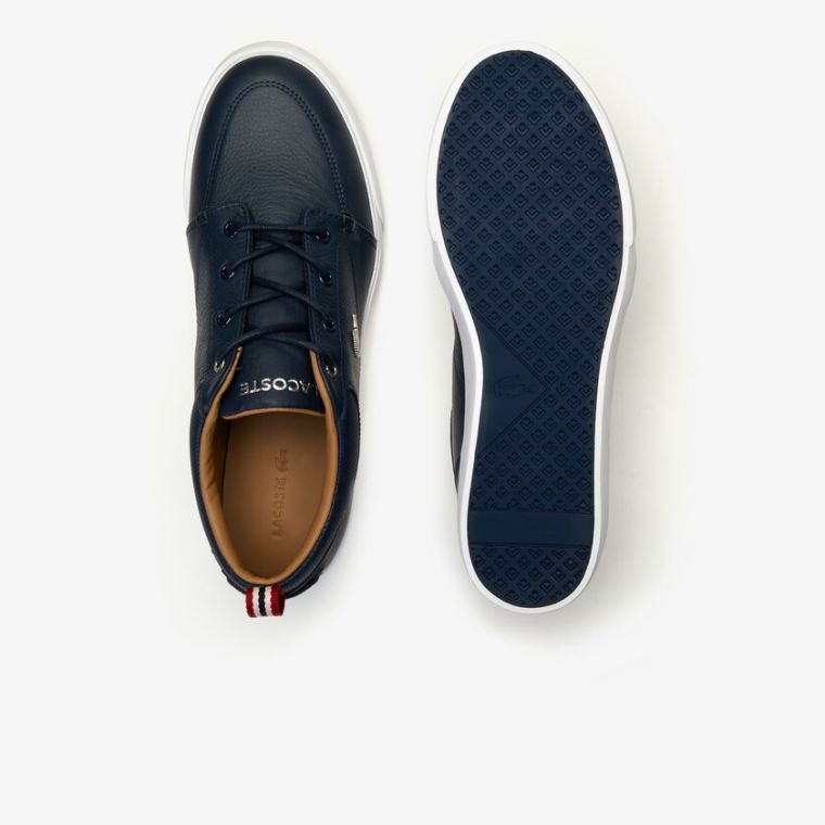 Lacoste Bayliss Sneaker Marineblå Hvite | zEnu1KRK