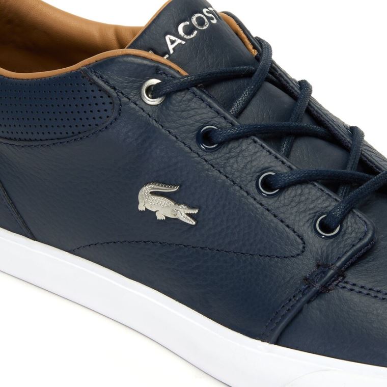 Lacoste Bayliss Sneaker Marineblå Hvite | zEnu1KRK