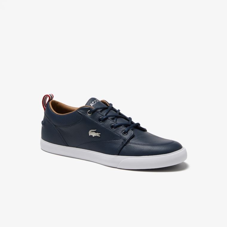 Lacoste Bayliss Sneaker Marineblå Hvite | zEnu1KRK