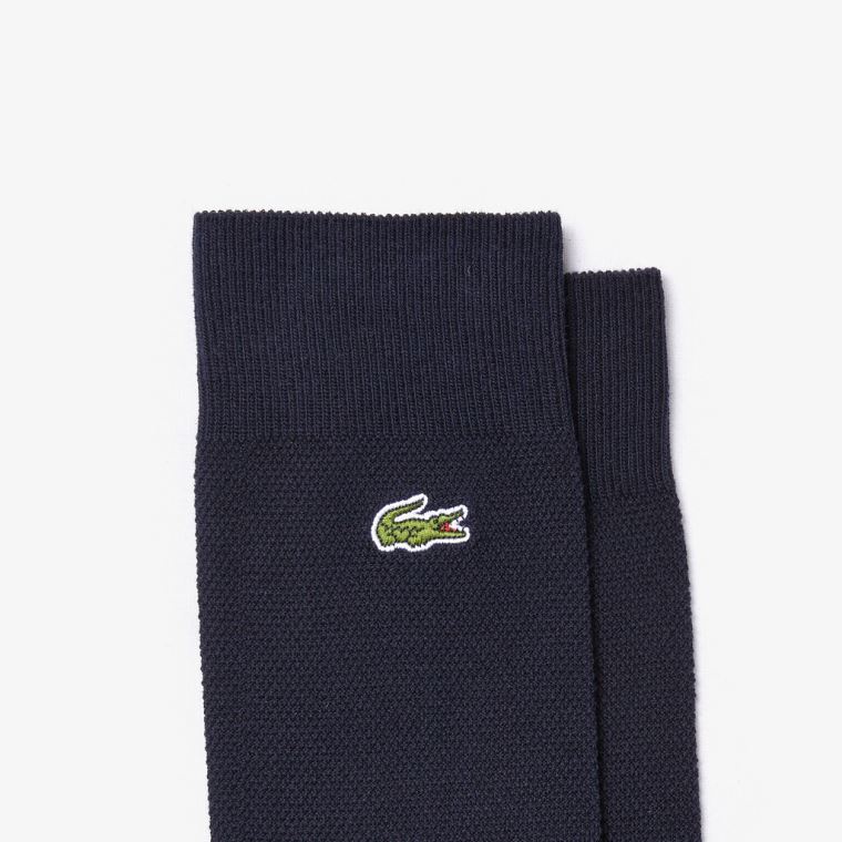 Lacoste Bomull Blend Sock 3-Pack Marineblå Blå Grønn | eYLj6d8n