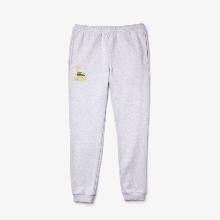 Lacoste Bomull Track Trousers Grå | 1wFZrD6s