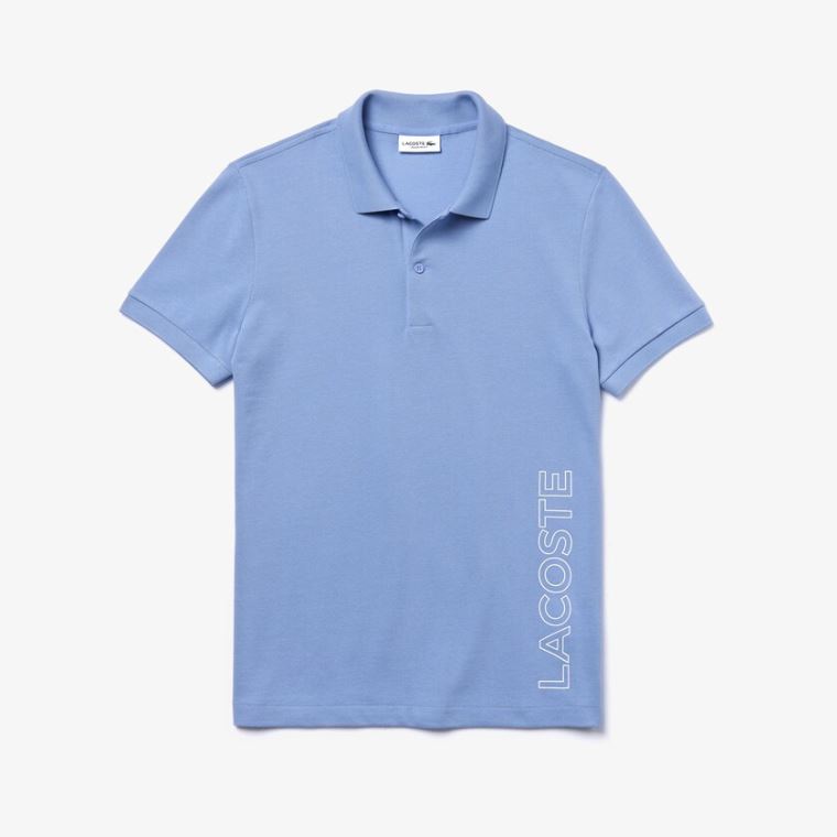 Lacoste Branded Bomull Polo Shirt Lilla | n9s0OqIb