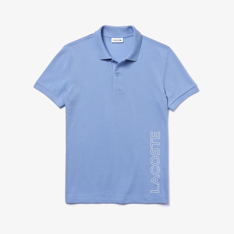 Lacoste Branded Bomull Polo Shirt Lilla | x0LUiX8n