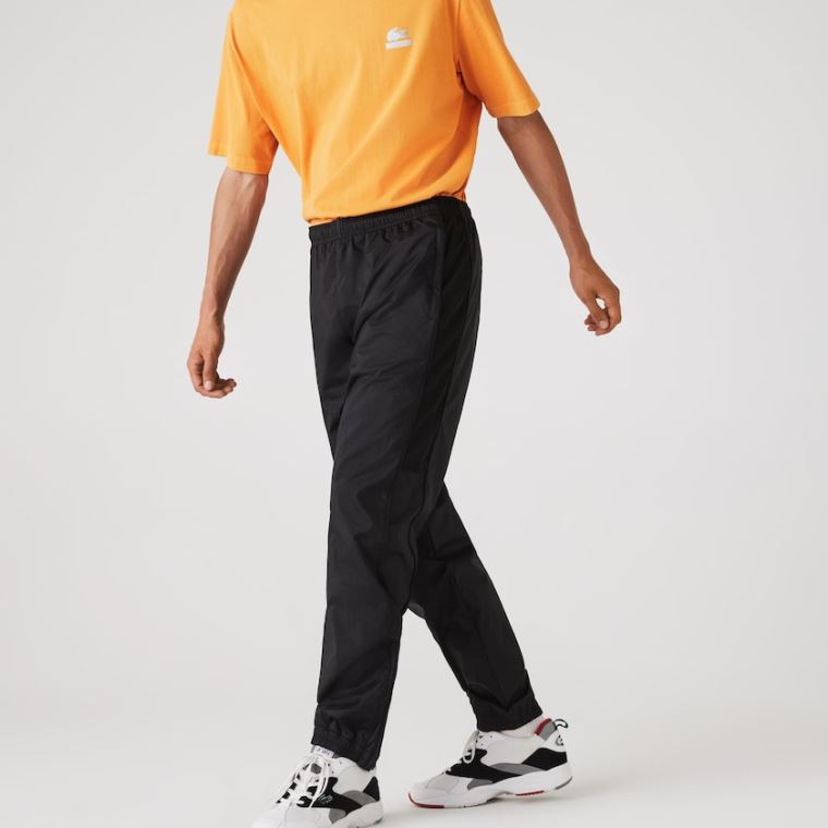 Lacoste CONCEPTS Collaboration Lette Track Pants Svarte | PxRRGBHd